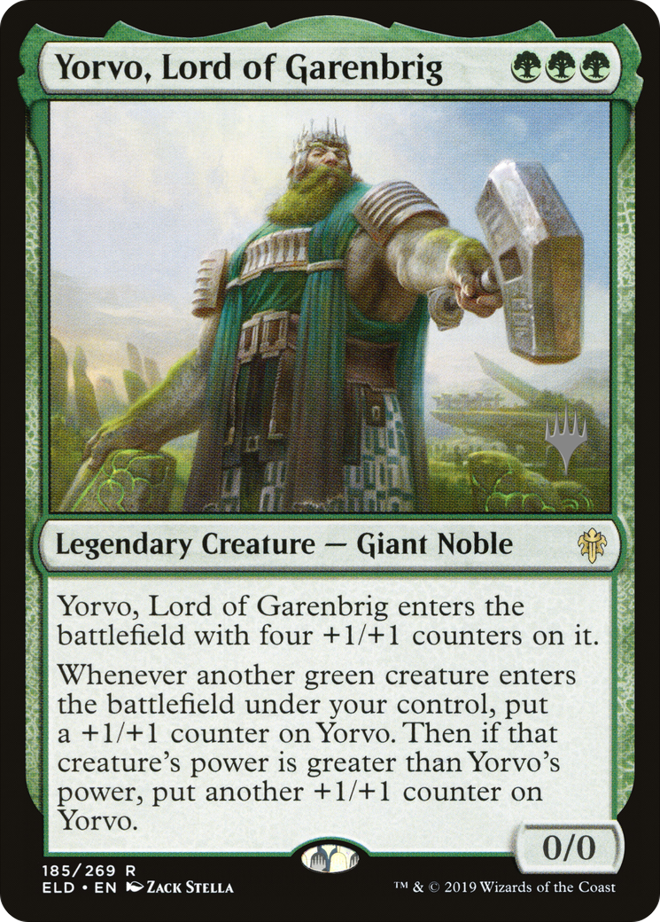 Yorvo, Lord of Garenbrig (PPELD-185P) - Throne of Eldraine Promos (Promo Pack)