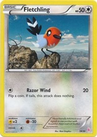 Fletchling (#19) 019 - XY Trainer Kit Sylveon & Noivern Normal - Common