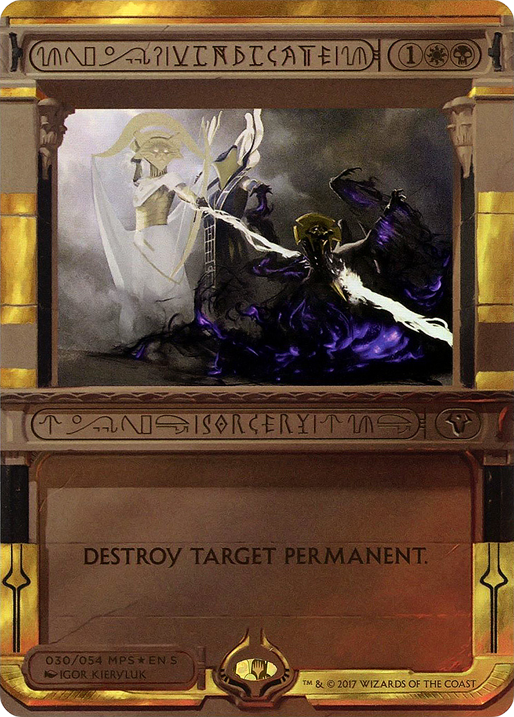 Vindicate (MPS2-030) - Amonkhet Invocations Foil