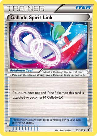Gallade Spirit Link 083/108 - XY Roaring Skies Reverse Holofoil - Uncommon