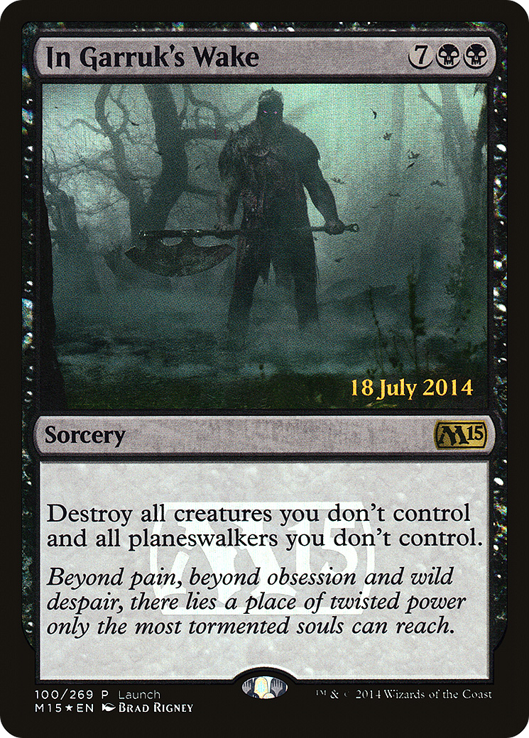 In Garruk's Wake (LARP-100) - Magic 2015 Promos Foil (Release)