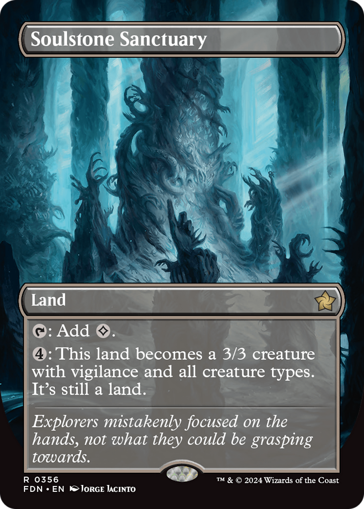 Soulstone Sanctuary (Borderless) (Borderless)(FDN-356) - Foundations Foil