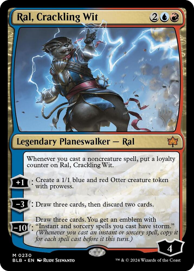 Ral, Crackling Wit (PPBLB-230) - Bloomburrow Promos Foil (Promo Pack)