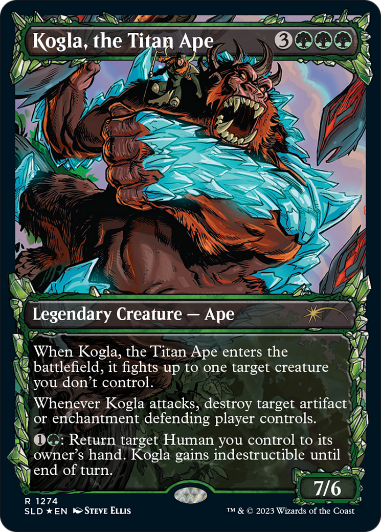 Kogla, the Titan Ape (Halo Foil) (SLD-1274) - Secret Lair Drop: (Showcase) Foil