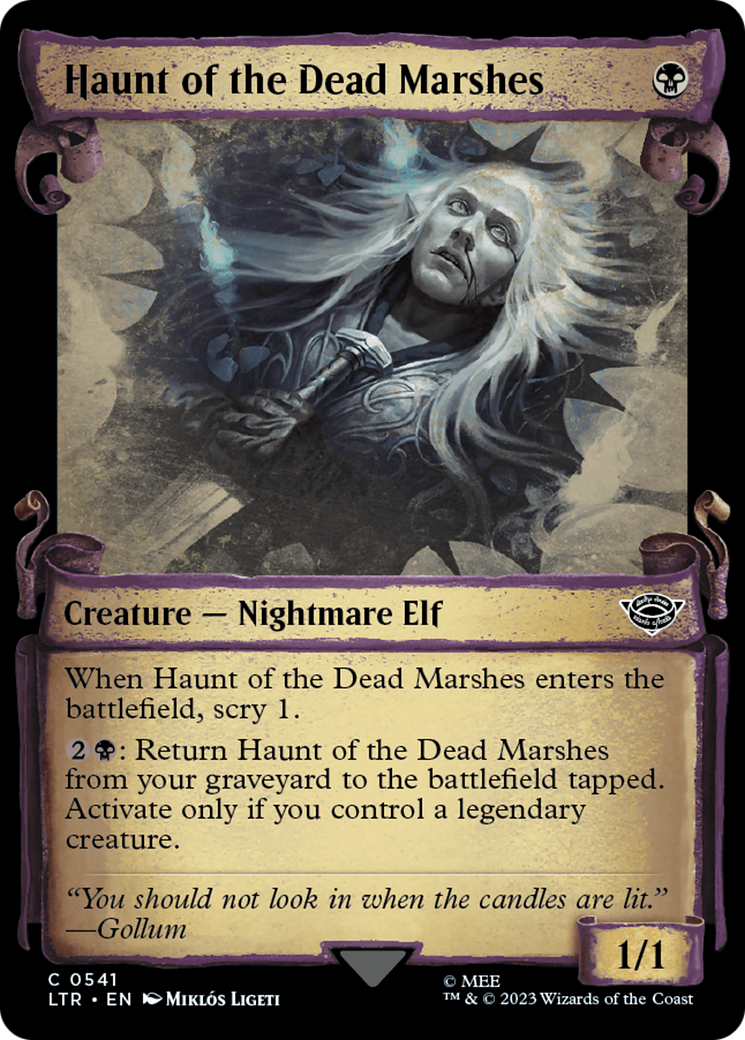 Haunt of the Dead Marshes (Showcase Scrolls) (LTR-541) - The Lord of the Rings: Tales of Middle-earth: (Showcase)