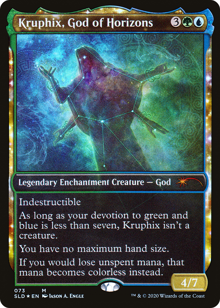 Kruphix, God of Horizons (SLD-073) - Secret Lair Drop: (Showcase) Foil