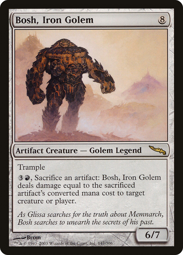 Bosh, Iron Golem (MRD-147) - Mirrodin