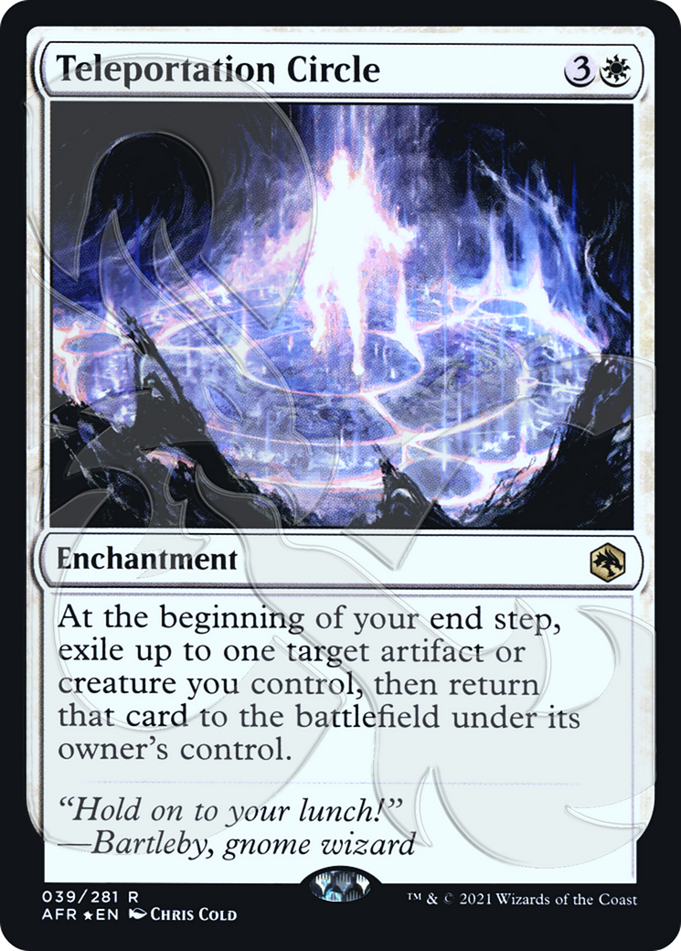 Teleportation Circle (AFR&-039) - Adventures in the Forgotten Realms Promos Foil