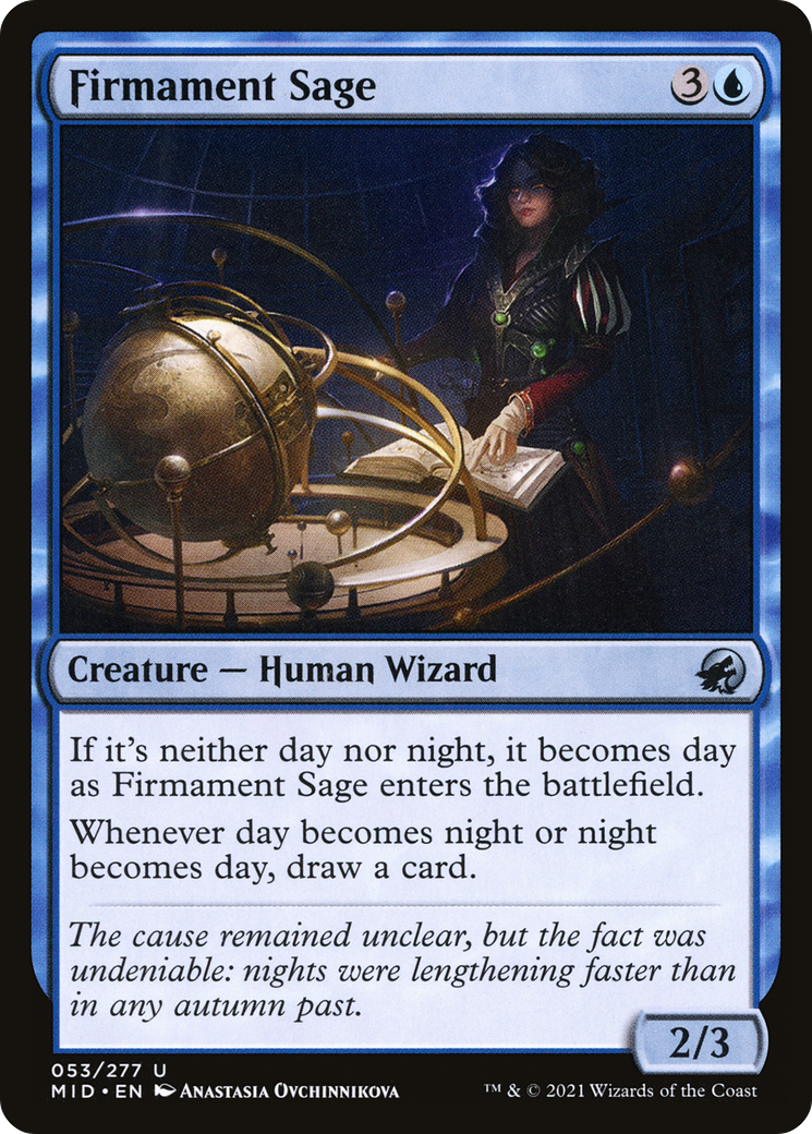 Firmament Sage (MID-053) - Innistrad: Midnight Hunt Foil