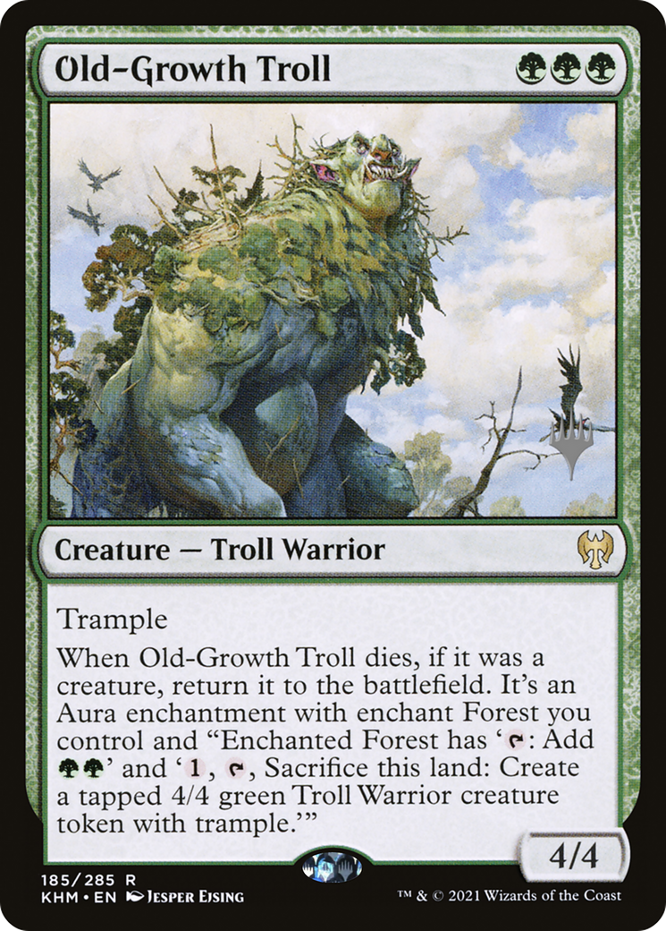 Old-Growth Troll (PPKHM-185P) - Kaldheim Promos Foil (Promo Pack)
