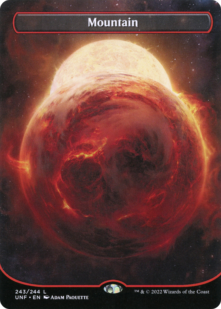 Mountain (Borderless)(UNF-243) - Unfinity Foil
