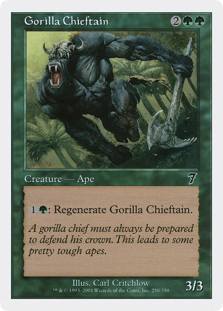 Gorilla Chieftain (7ED-250) - Seventh Edition