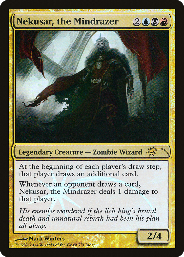 Nekusar, the Mindrazer (JDG-007) - Judge Gift Cards 2014 Foil