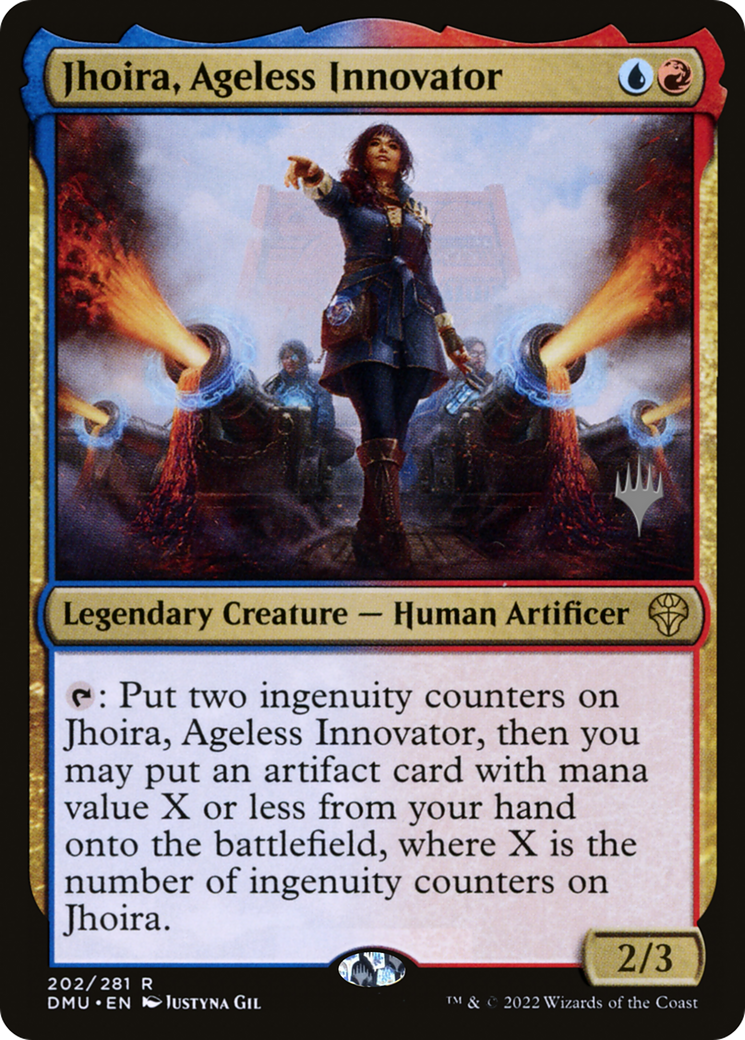 Jhoira, Ageless Innovator (PPDMU-202) - Dominaria United Promos (Promo Pack)