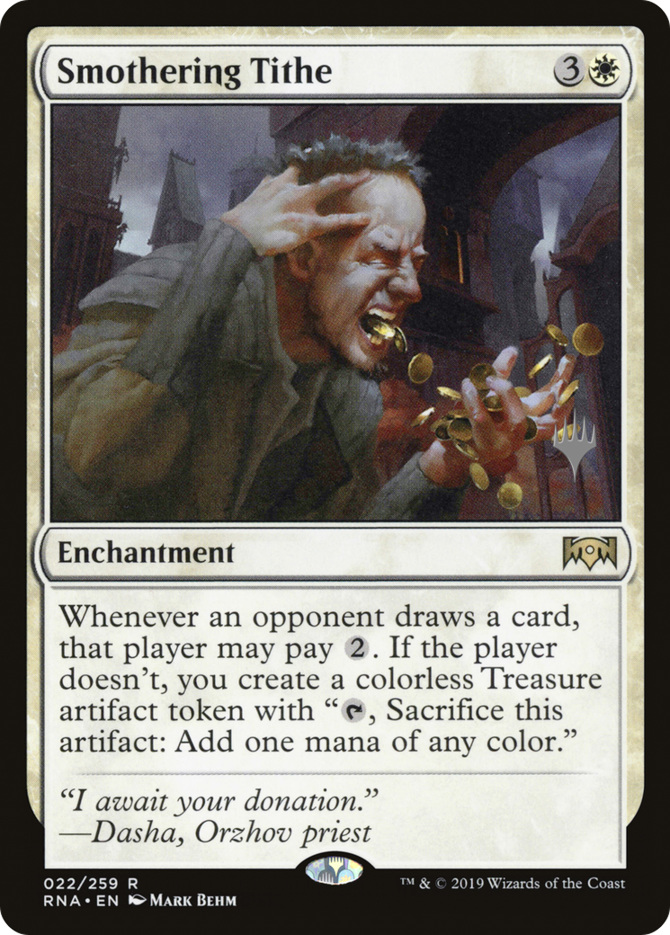 Smothering Tithe (PPELD-022) - Ravnica Allegiance Promos (Promo Pack)