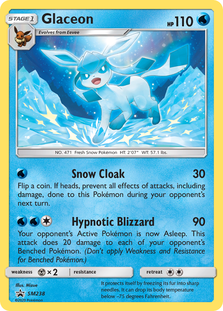 Glaceon SM238 - SM Promos Normal - Promo