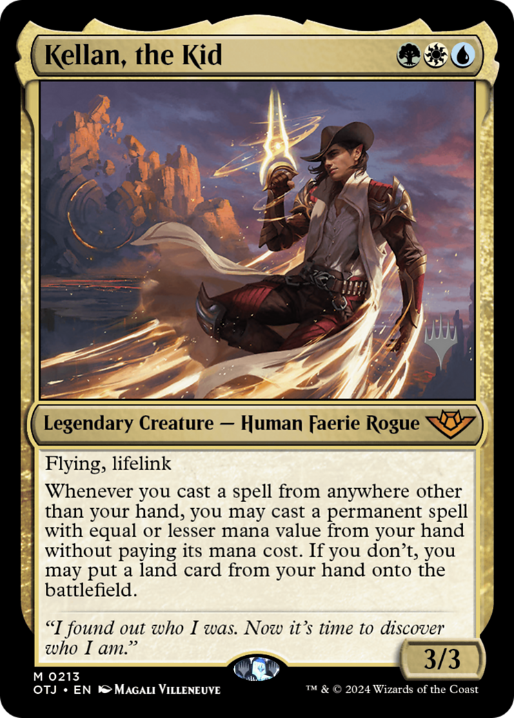 Kellan, the Kid (PPOTJ-213) - Outlaws of Thunder Junction Promos Foil (Promo Pack)