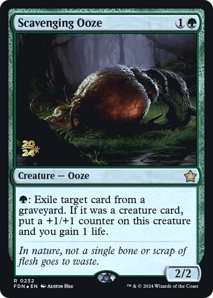 Scavenging Ooze (PRE-232) - Foundations Promos (Prerelease) Foil
