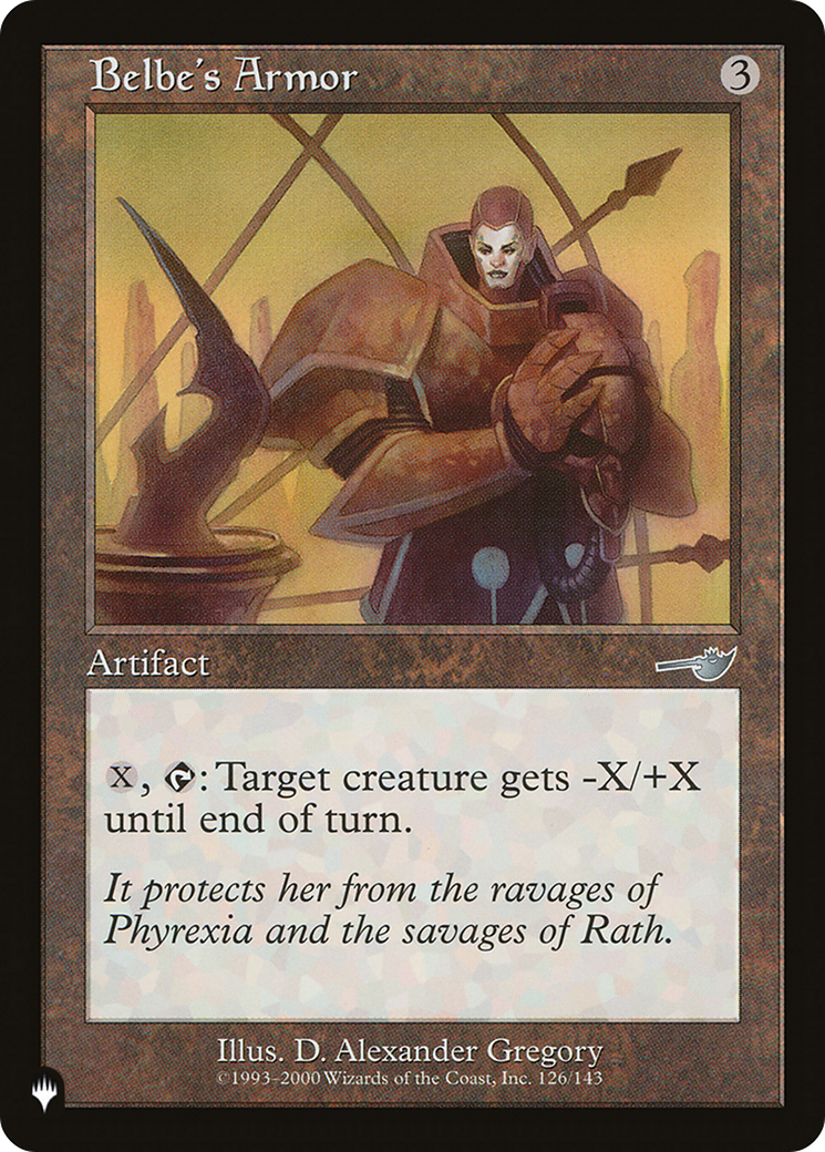 Belbe's Armor (LIST-NEM-126) - The List