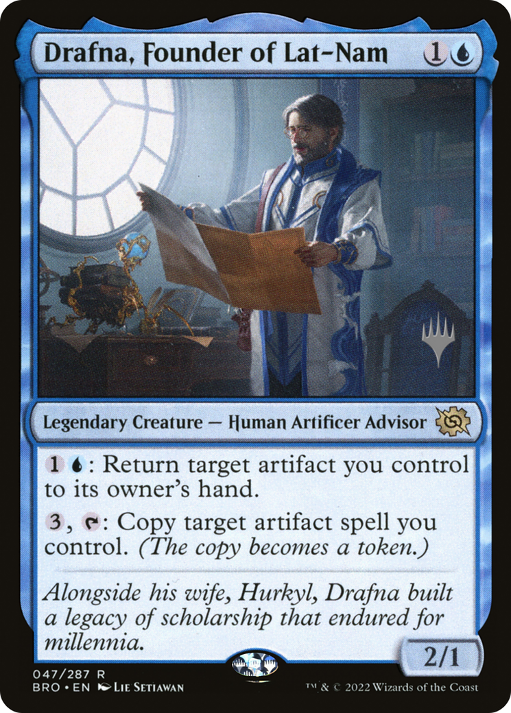 Drafna, Founder of Lat-Nam (PPBRO-047) - The Brothers' War Promos Foil (Promo Pack)