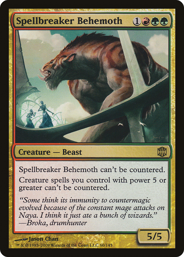 Spellbreaker Behemoth (ARB-060) - Alara Reborn