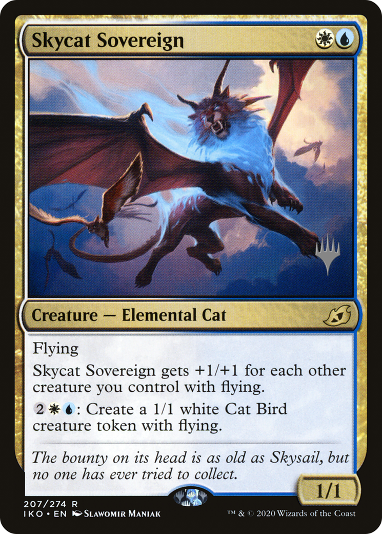 Skycat Sovereign (PPIKO-207) - Ikoria: Lair of Behemoths Promos Foil (Promo Pack)