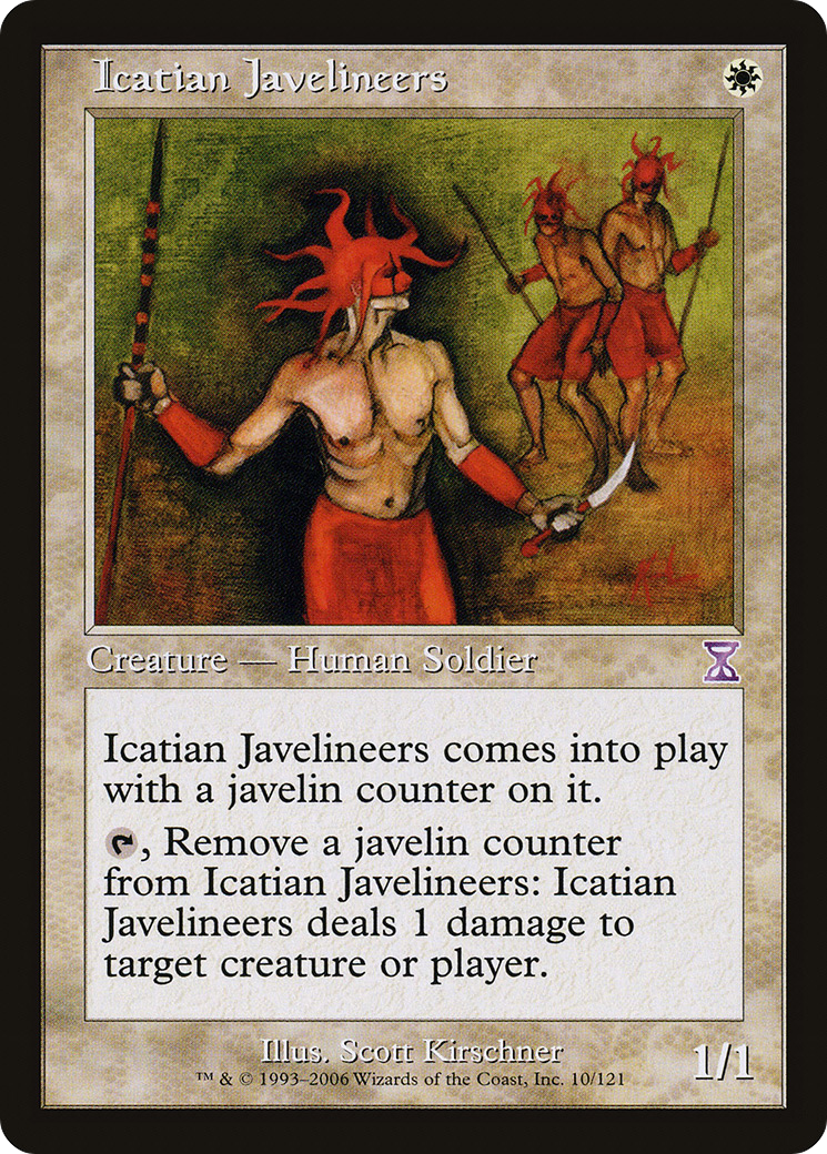 Icatian Javelineers (TSB-010) - Time Spiral Timeshifted Foil