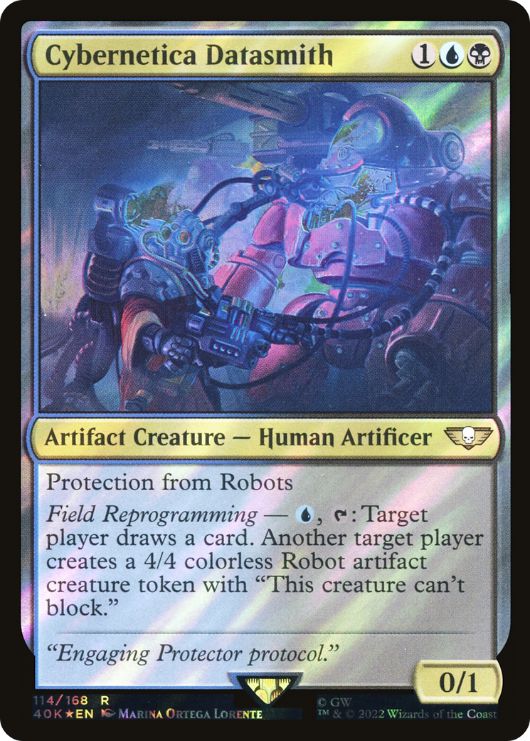 Cybernetica Datasmith (Surge Foil) (40K-114★) - Warhammer 40,000 Commander Foil