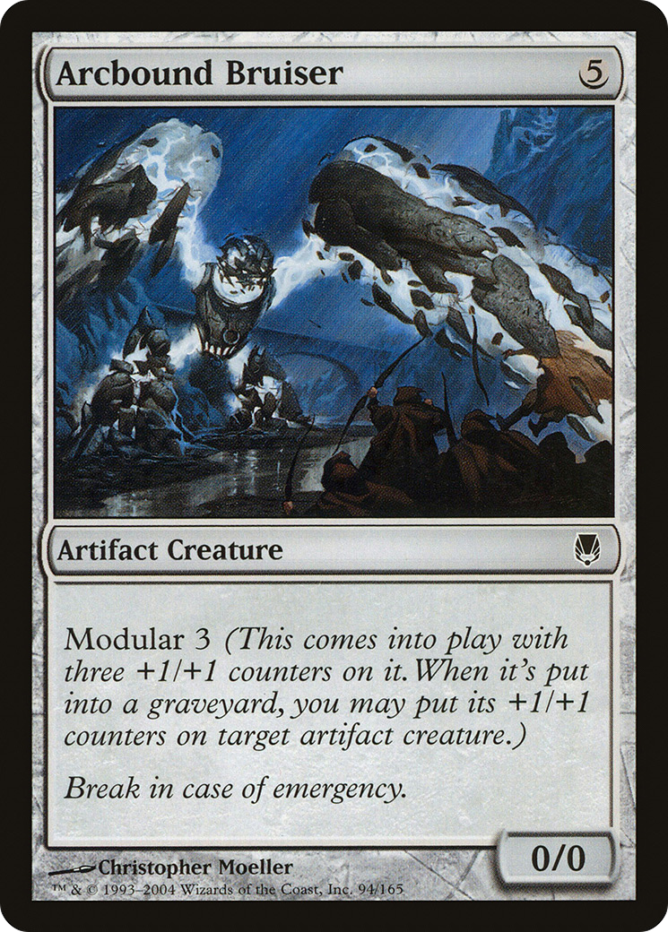 Arcbound Bruiser (DST-094) - Darksteel Foil