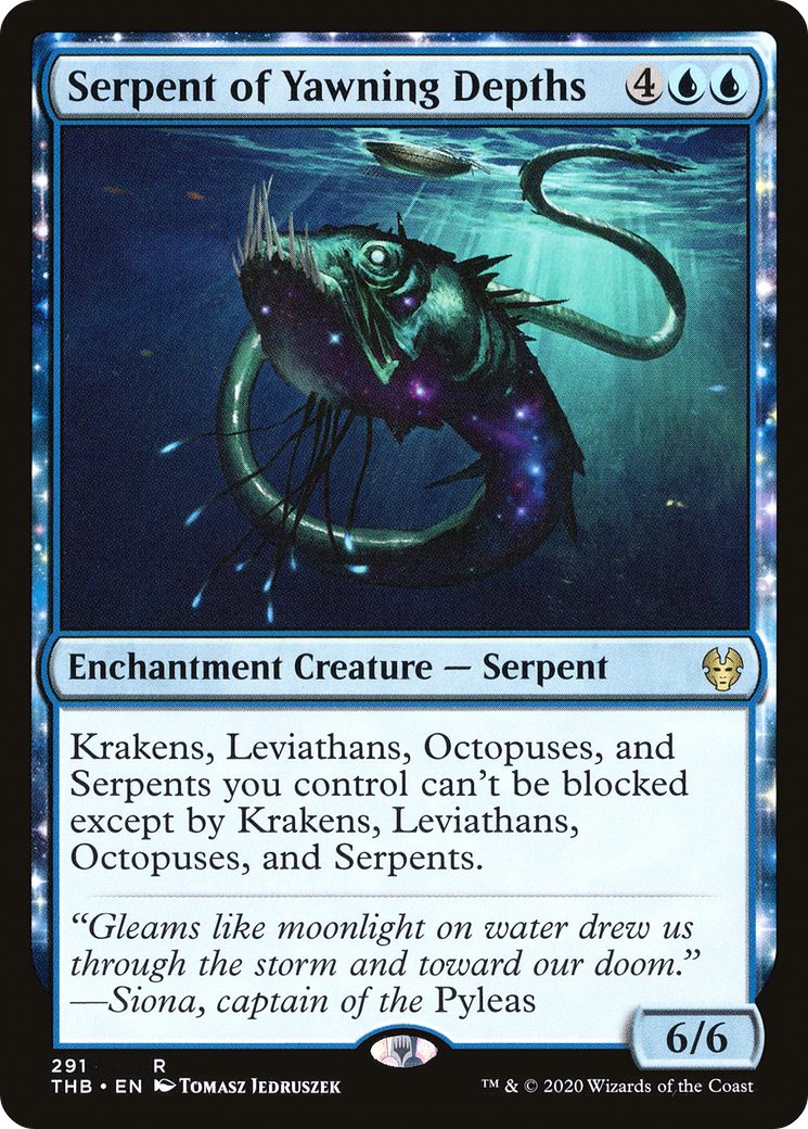 Serpent of Yawning Depths (THB-291) - Theros Beyond Death
