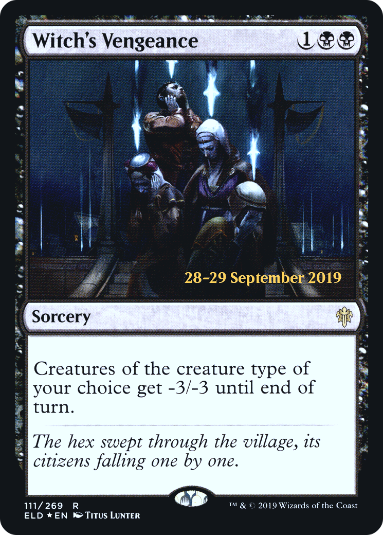 Witch's Vengeance (PRE-111S) - Throne of Eldraine Promos (Prerelease) Foil