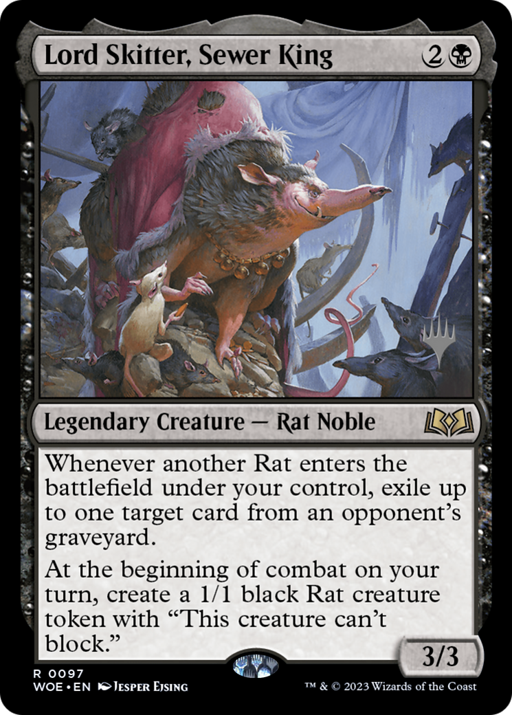 Lord Skitter, Sewer King (PPWOE-097) - Wilds of Eldraine Promos (Promo Pack)