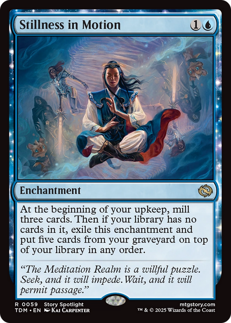 Stillness in Motion (TDM-059) - Tarkir: Dragonstorm Foil