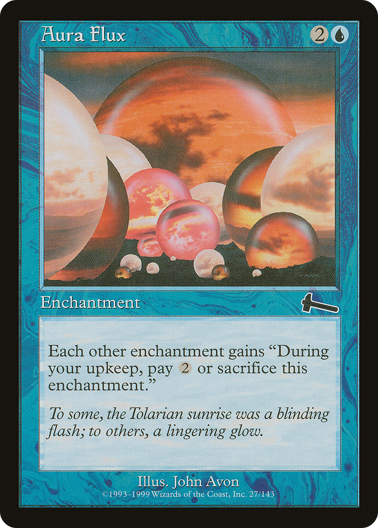 Aura Flux (ULG-027) - Urza's Legacy Foil