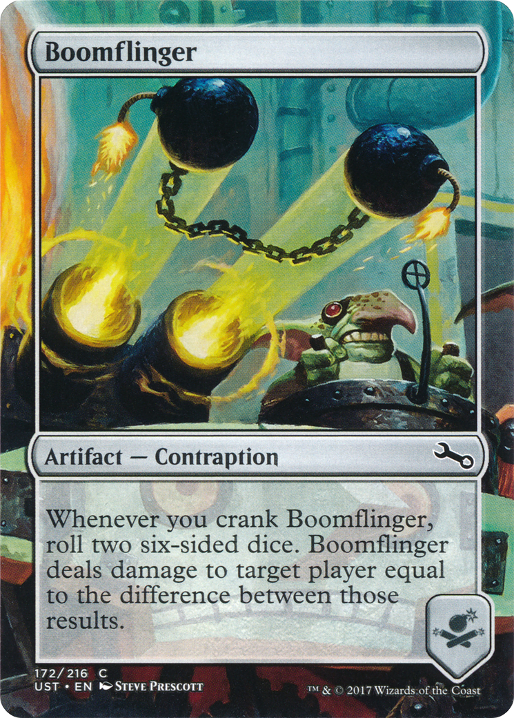 Boomflinger (Borderless)(UST-172) - Unstable Foil