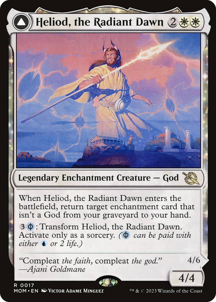 Heliod, the Radiant Dawn (MOM-017) - March of the Machine: (enchantment) Foil