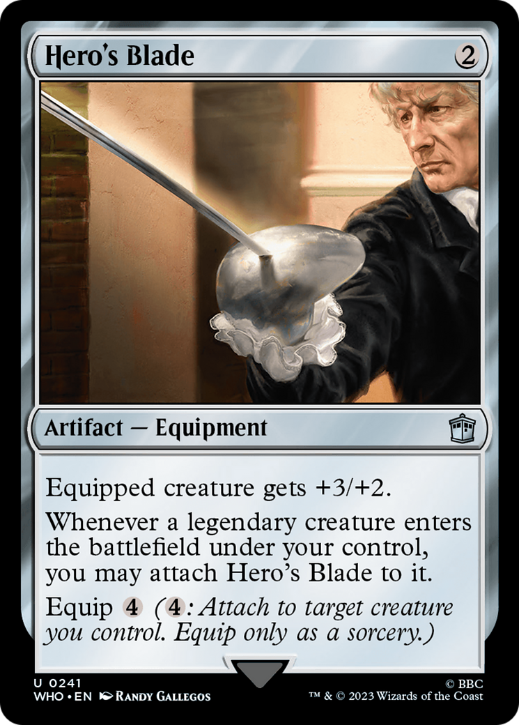 Hero's Blade (WHO-241) - Doctor Who