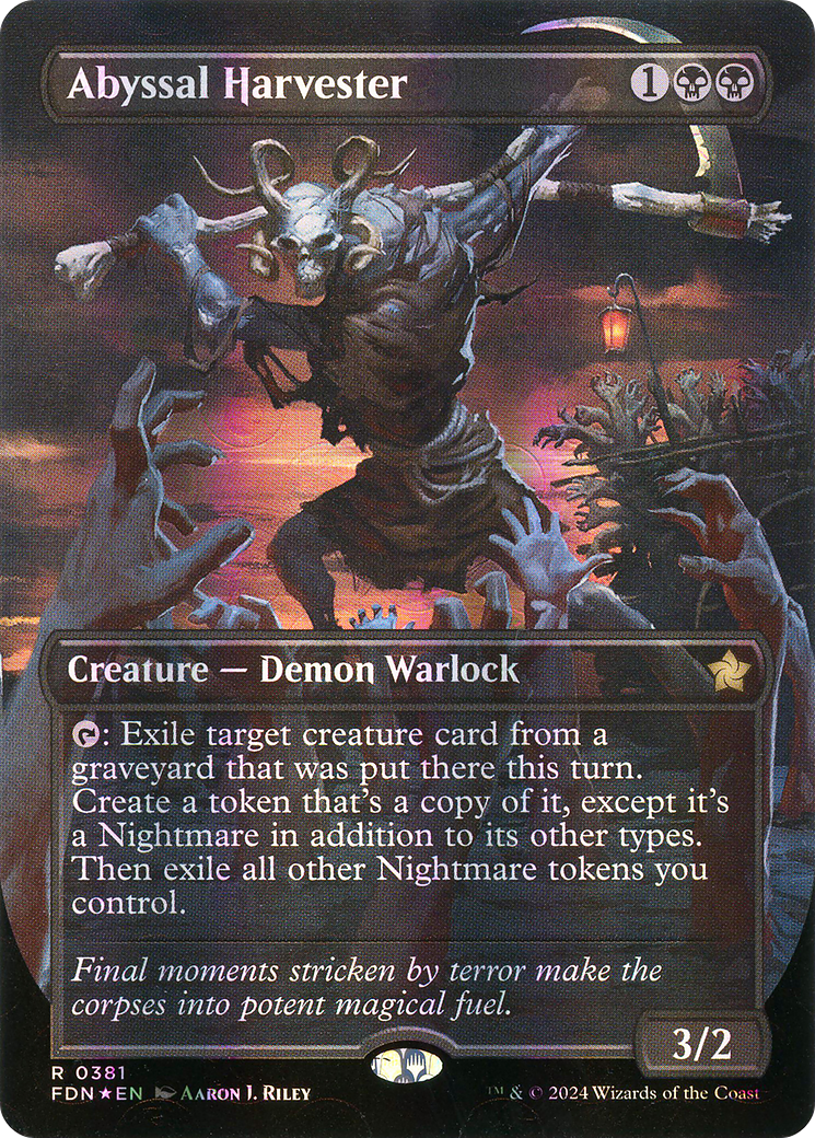 Abyssal Harvester (FDN-381) - Foundations Foil