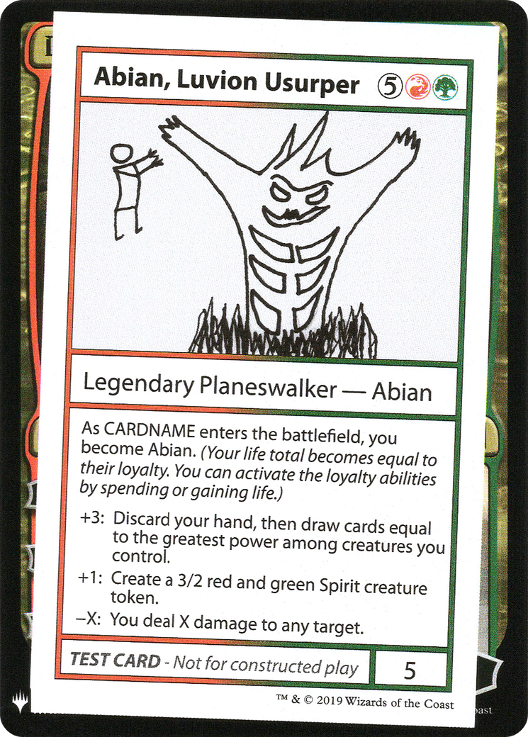 Abian, Luvion Usurper (CMB1-) - Mystery Booster Playtest Cards 2019 (Playtest)