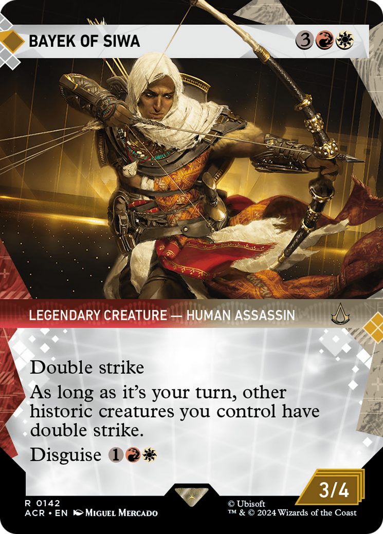 Bayek of Siwa (Borderless)(ACR-142) - Assassin's Creed: (Showcase) Foil