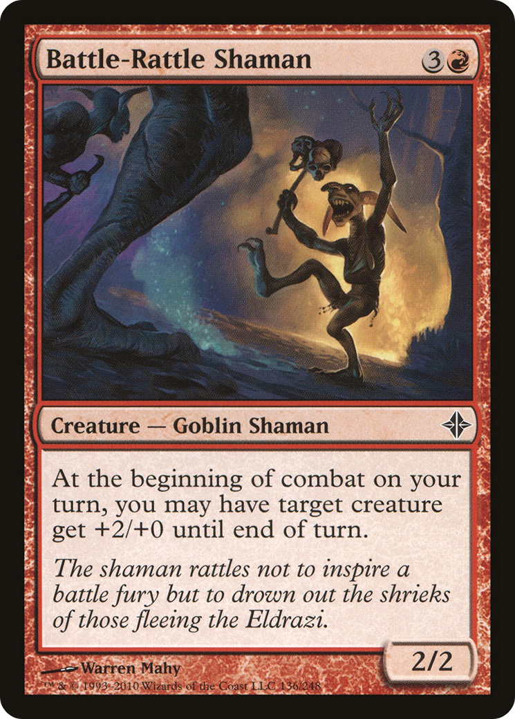 Battle-Rattle Shaman (ROE-136) - Rise of the Eldrazi Foil