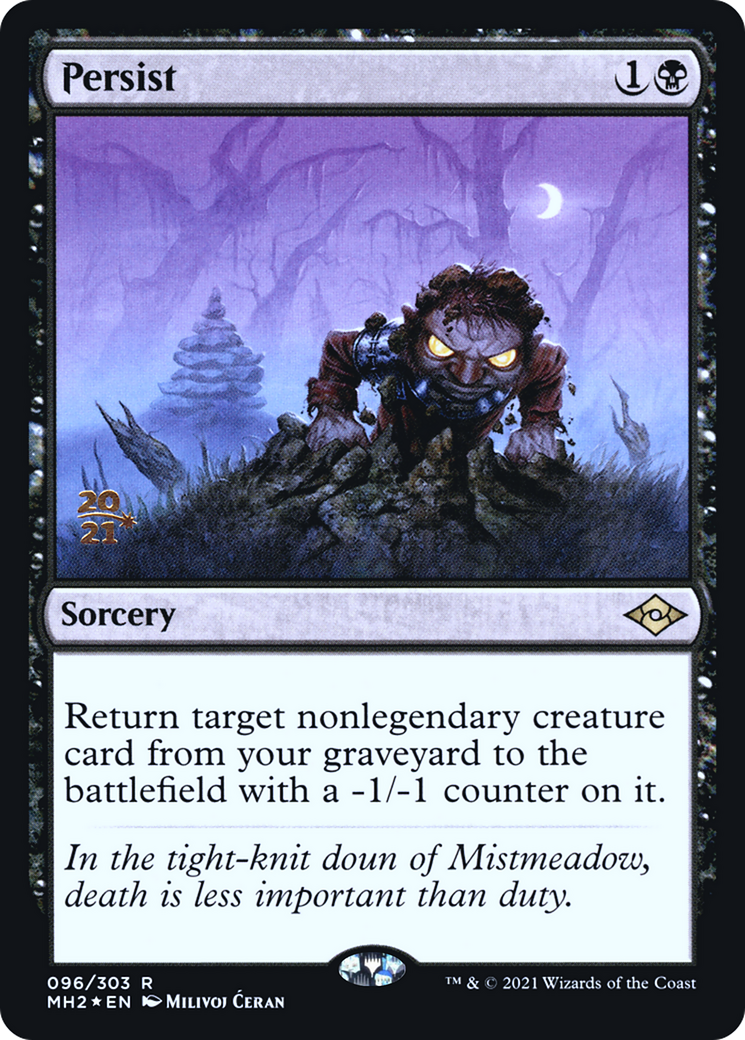 Persist (PRE-096) - Modern Horizons 2 Promos (Prerelease) Foil