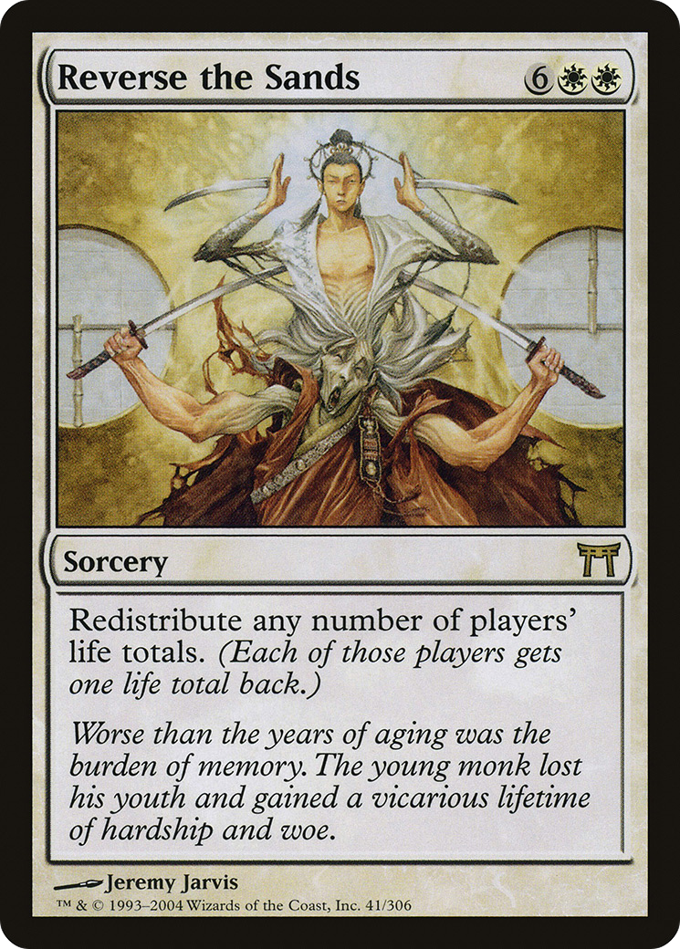Reverse the Sands (CHK-041) - Champions of Kamigawa Foil