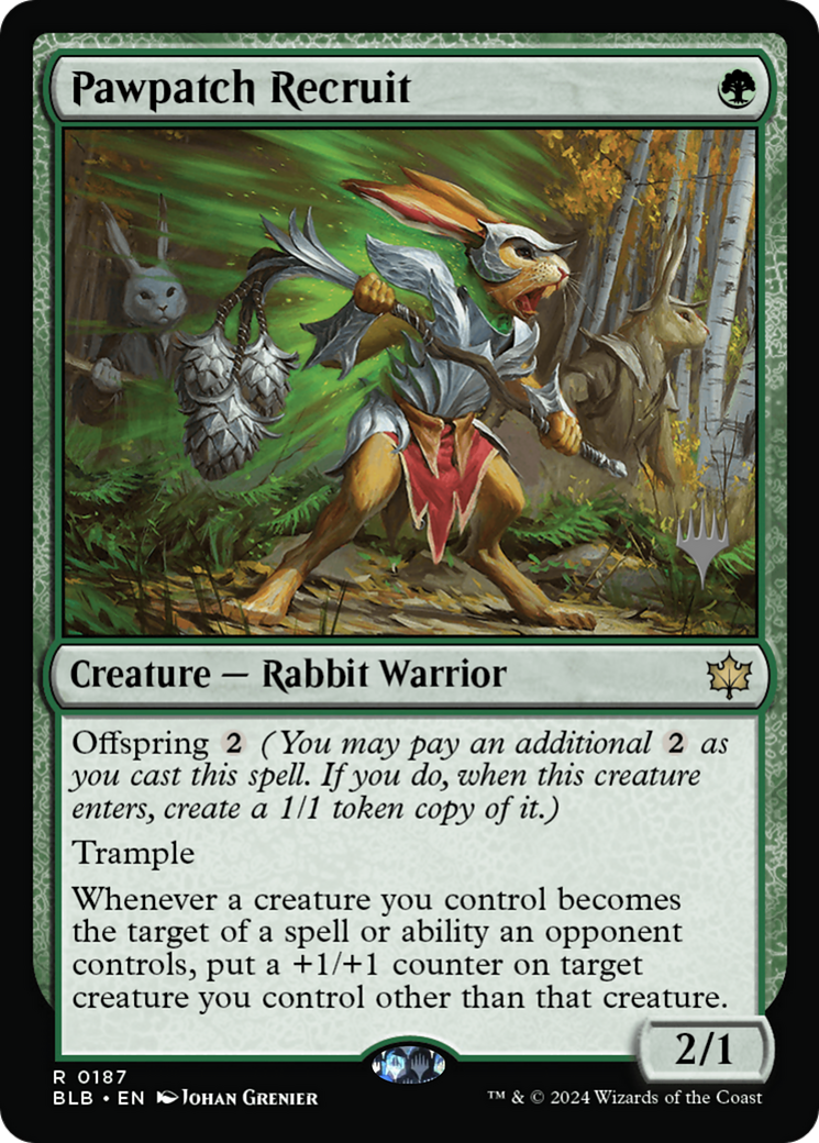 Pawpatch Recruit (PPBLB-187) - Bloomburrow Promos (Promo Pack)
