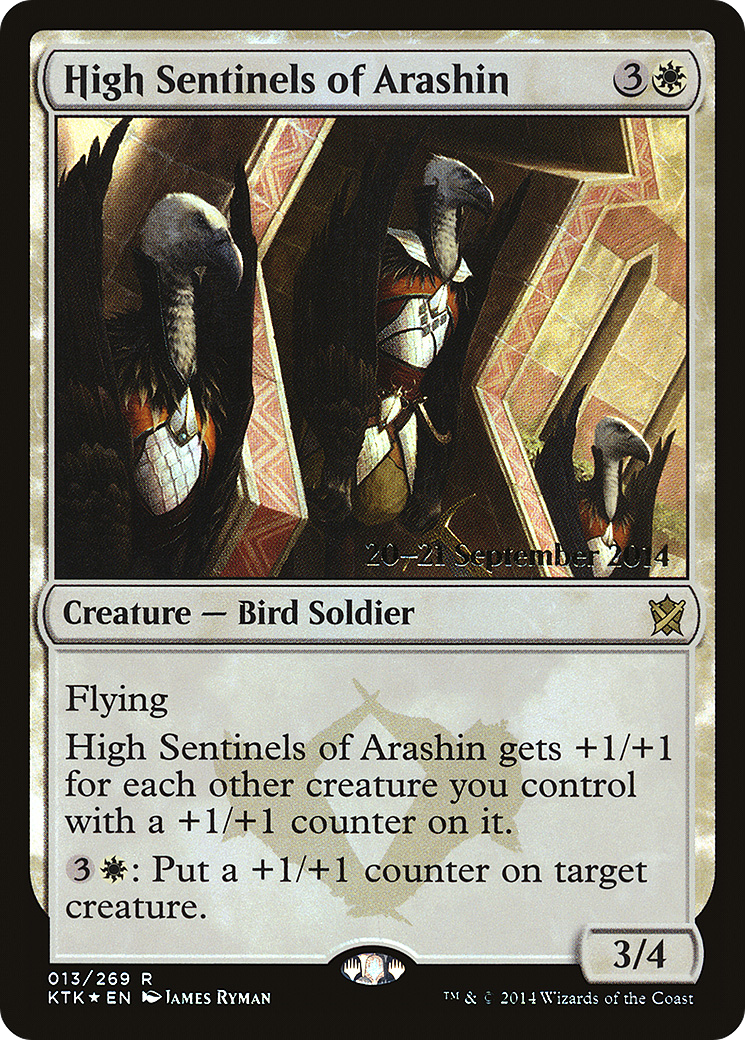 High Sentinels of Arashin (PRE-13S) - Khans of Tarkir Promos (Prerelease) Foil