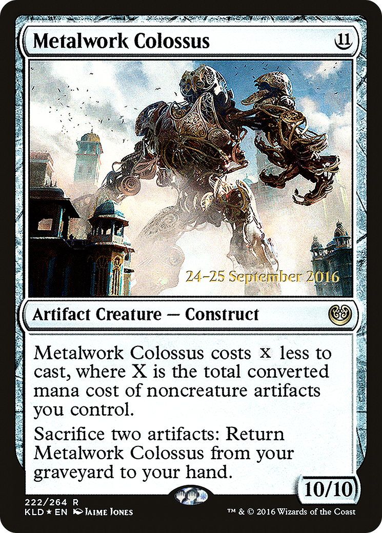 Metalwork Colossus (PRE-222S) - Kaladesh Promos (Prerelease) Foil
