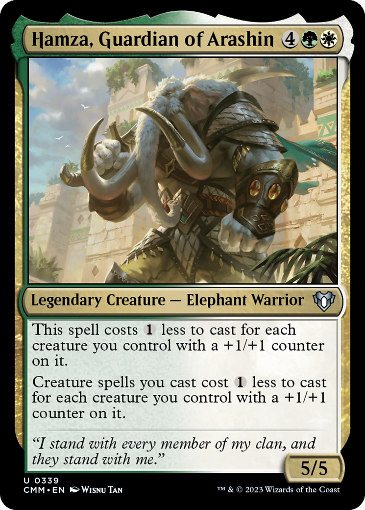 Hamza, Guardian of Arashin (CMM-339) - Commander Masters