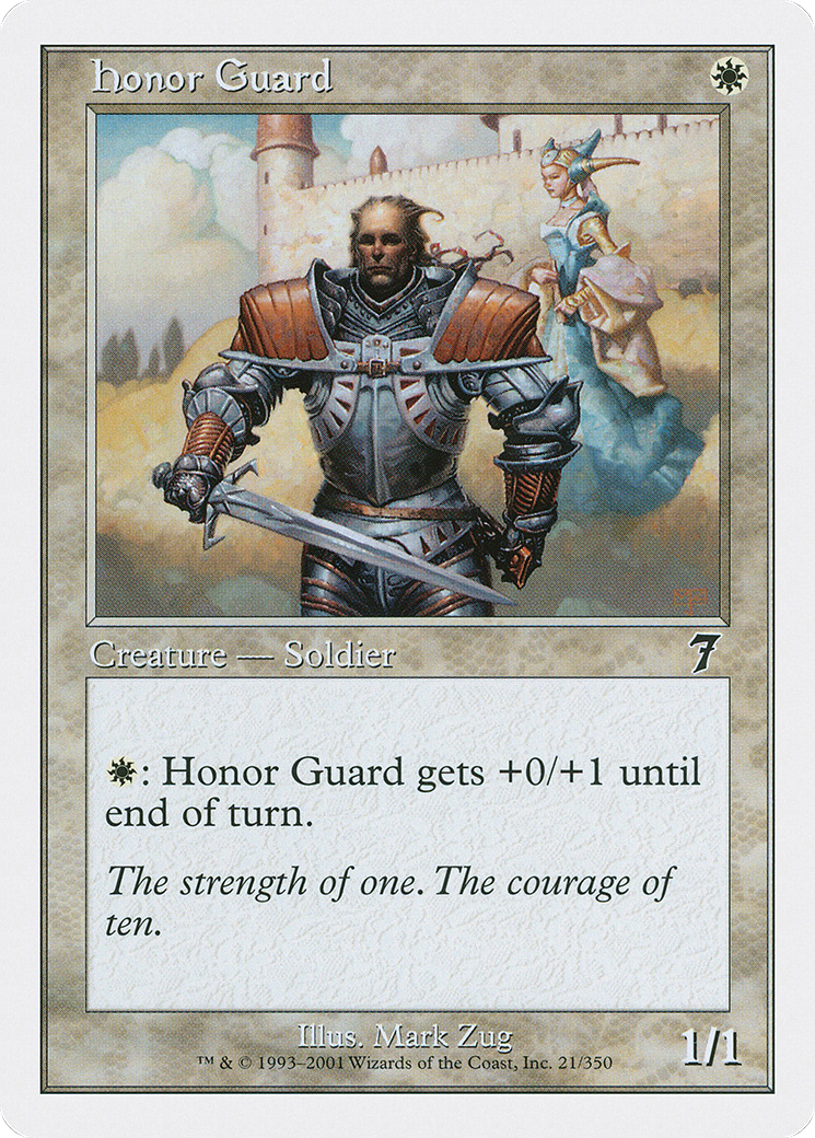Honor Guard (7ED-021) - Seventh Edition