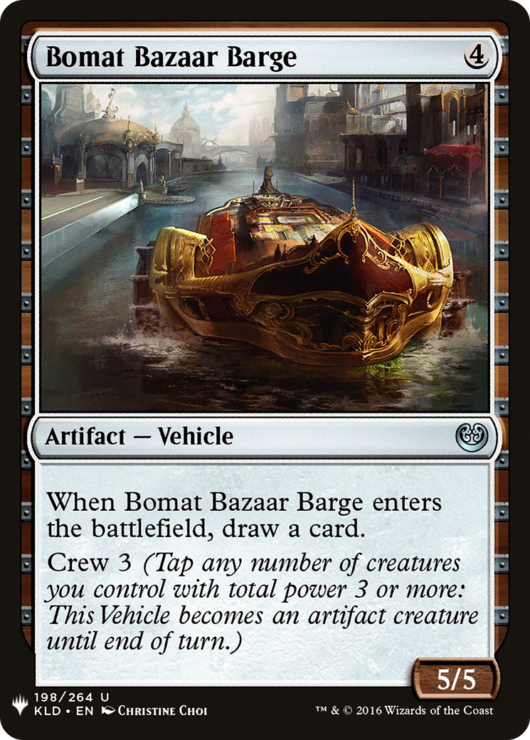 Bomat Bazaar Barge (LIST-KLD-198) - The List