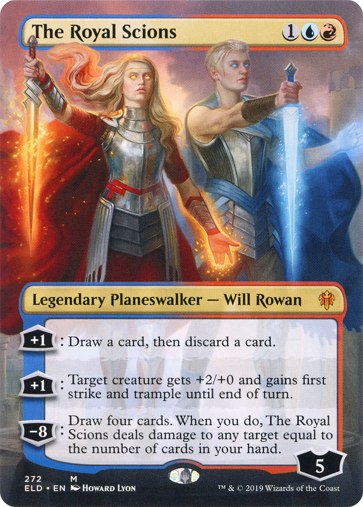 The Royal Scions (Borderless) (ELD-272) - Throne of Eldraine (Borderless) Foil